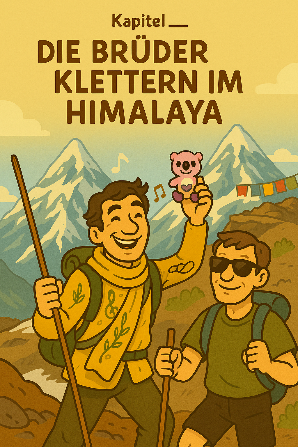 KI-Illustration: Himalaya-Stil